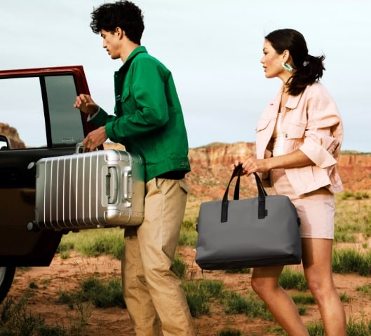 away travel luggage commercial