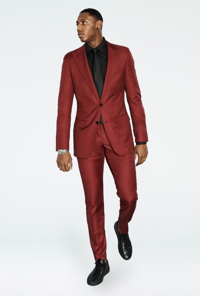 Indochino RJ Solid Red Suit Review