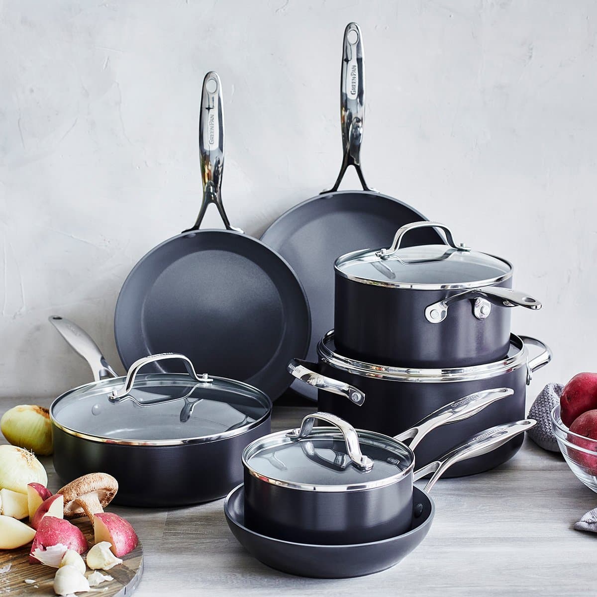 greenpan induction cookware set